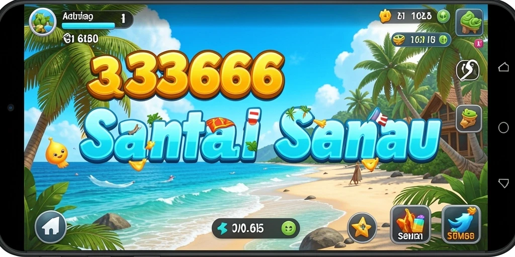 Menampilkan aksi seru dari gameplay Casual 333666.