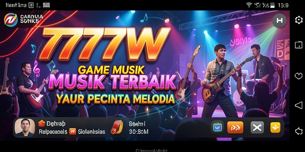 Tampilan gameplay <strong>7777W</strong> yang penuh warna dan interaktif.