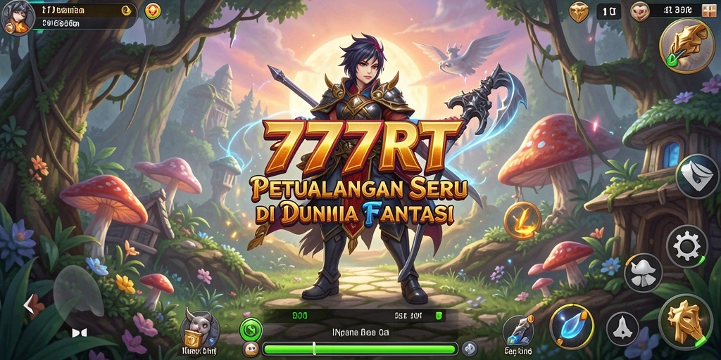 Screenshot gameplay 777RT menampilkan eksplorasi dunia petualangan yang memukau.