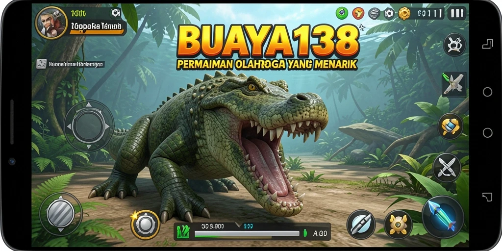 Tampilan gameplay BUAYA138 yang seru dan penuh aksi.