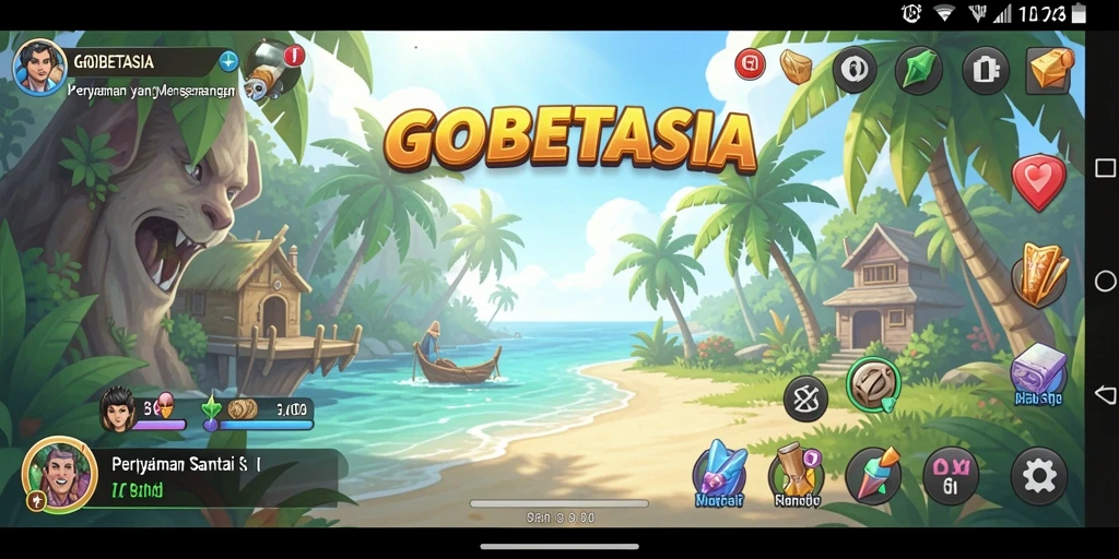 Tangkapan layar GOBETASIA menampilkan gameplay yang seru dan interaktif.