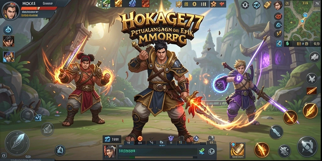 Tampilan gameplay HOKAGE77 yang mengasyikkan dengan grafis fantastis.