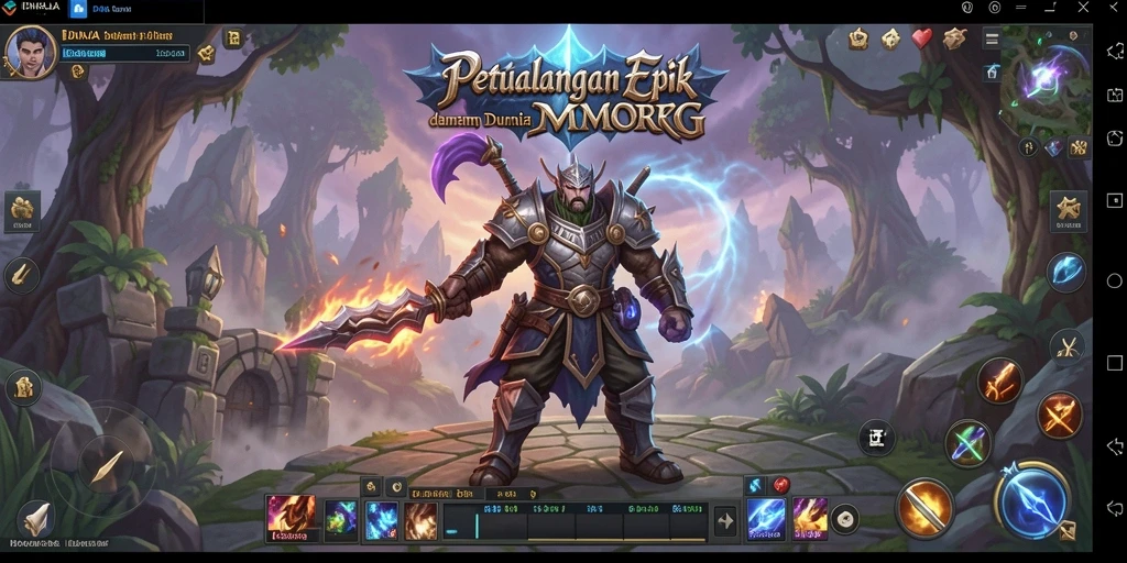 Gambaran gameplay epik dari <strong>IDNRAJA</strong> dalam dunia MMORPG yang menawan.