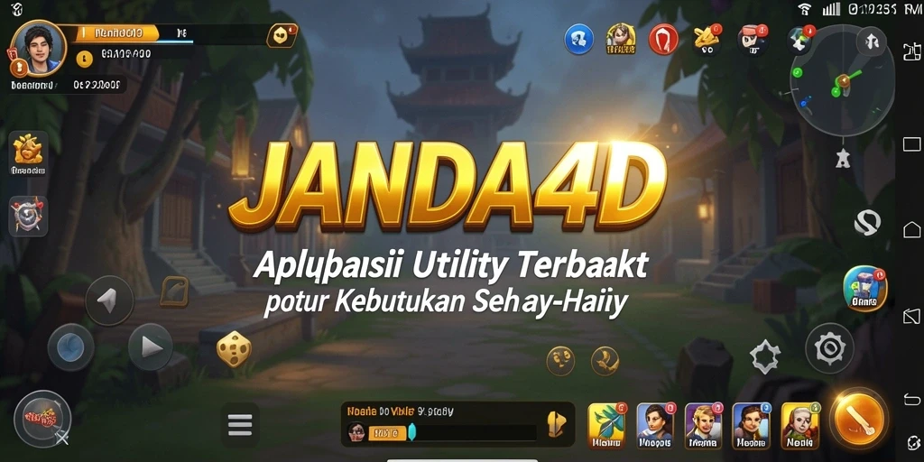 Tampilan antarmuka aplikasi JANDA4D yang intuitif dan menarik.