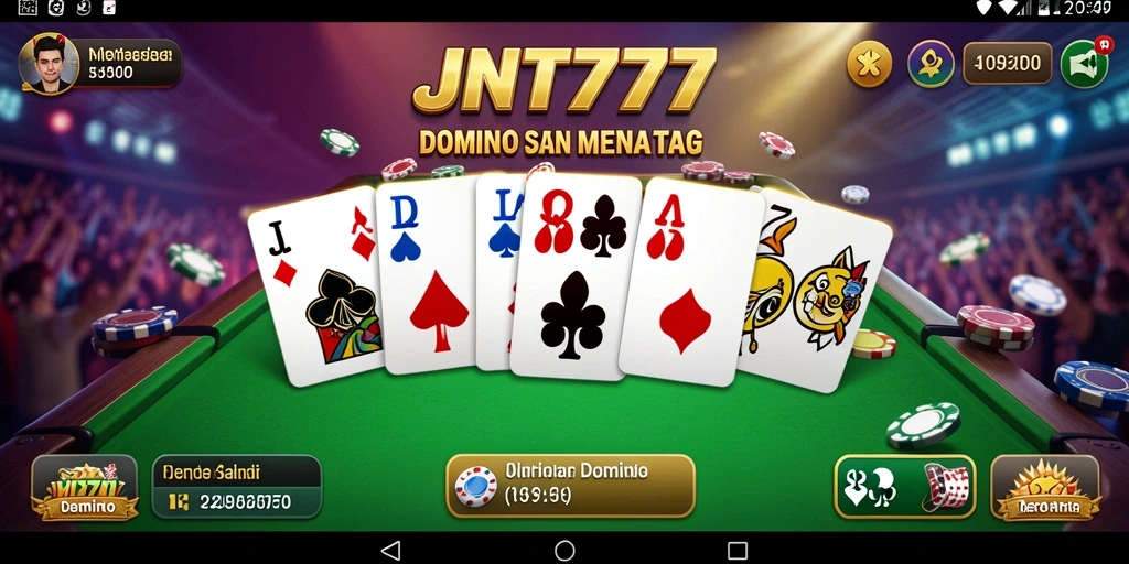Tampilan menarik dari gameplay JNT777 yang seru.