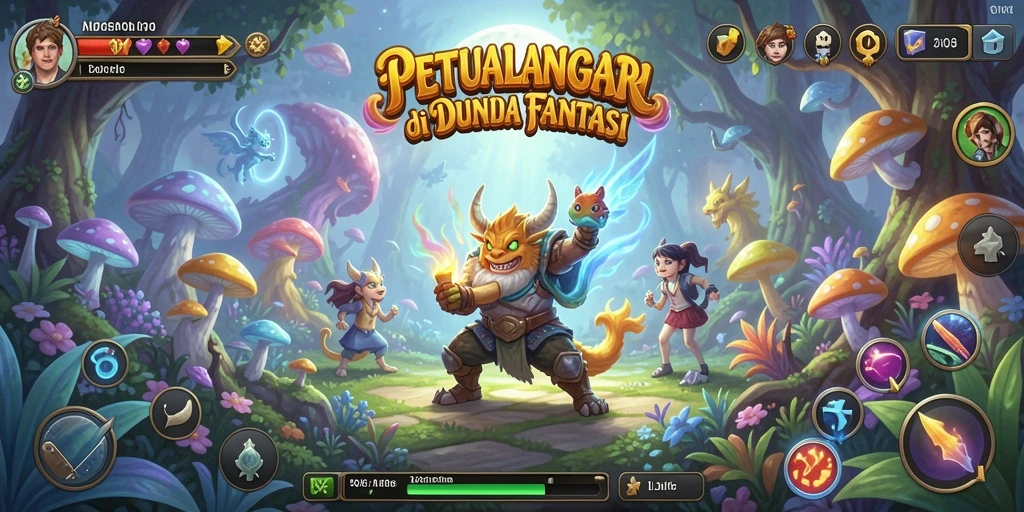 Tampilan gameplay JUARAGO yang mendebarkan dan penuh aksi.