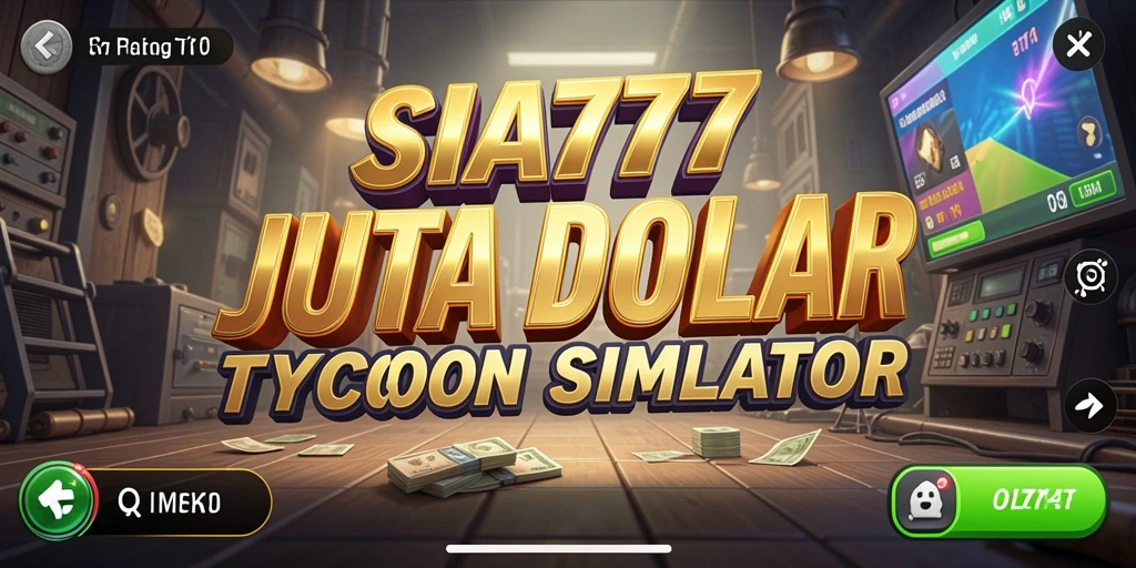 Screenshot SIA777 menampilkan gameplay manajemen bisnis yang menarik.