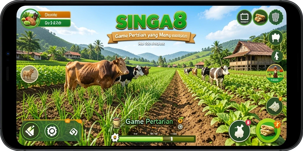 Tampilan gameplay SINGA8 yang menawan dan interaktif.
