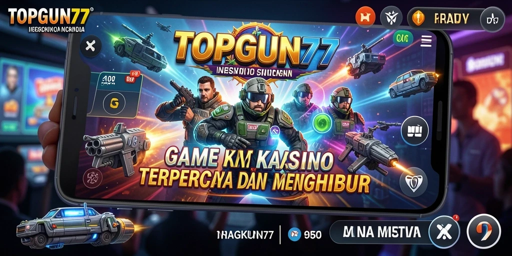 Gameplay menarik dalam aplikasi Kasino TOPGUN77 yang penuh aksi.