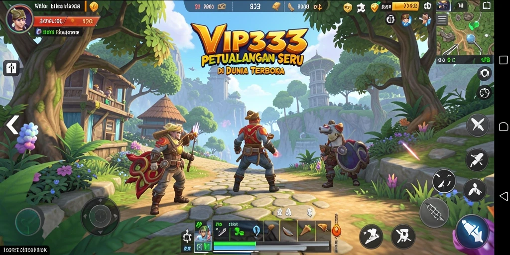 Tangkapan layar gameplay <strong>VIP333</strong> yang menunjukkan dunia terbuka yang luas.